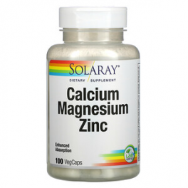 Solaray Calcium-Magnesium-Zinc 100 капс
