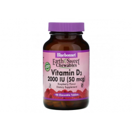 Bluebonnet Nutrition Витамин D3 жев (2000МЕ) 90 таб