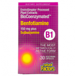 Natural Factors BioCoenzymated B1 150 мг 30 капс